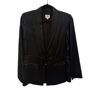 Cami NYC 100% Silk Waist Tie Blazer